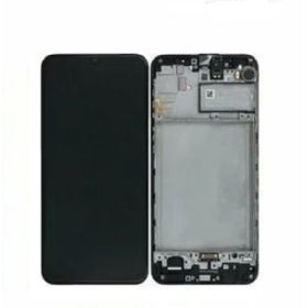 Samsung Galaxy M30S M307 Dokunmatik Siyah Servis Çıtalı Lcd Ekran