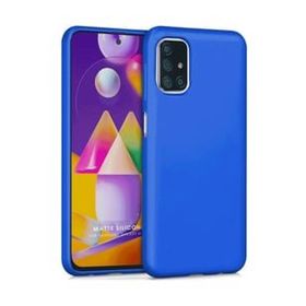 Samsung Galaxy M31s Mavi Uyumlu Silikon Kılıf