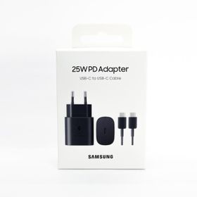 Samsung Galaxy M32 Fast Charging 25W Type-C Çıkışlı Kablolu Siyah Şarj Aleti