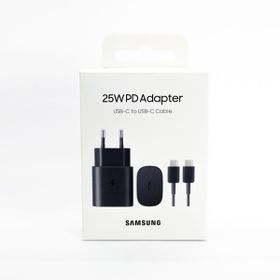Samsung Galaxy M32 Fast Charging 25W Type-C Çıkışlı Kablolu Siyah Şarj Aleti
