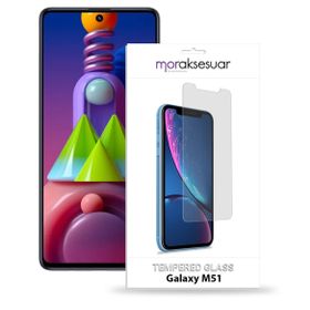 Samsung Galaxy M51 Ekran Koruyucu Uyumlu Kırılmaz Cam
