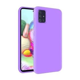Samsung Galaxy M51 Lila Uyumlu Silikon Kılıf
