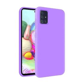 Samsung Galaxy M51 Lila Uyumlu Silikon Kılıf