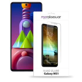 Samsung Galaxy M51 Nano Ekran Koruyucu Uyumlu Kırılmaz Cam