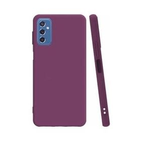 Samsung Galaxy M52 5G Mor Uyumlu Silikon Kılıf