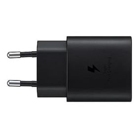 Samsung Galaxy Note 10 Lite Type-C 25W Siyah Fast Şarj Adaptörü