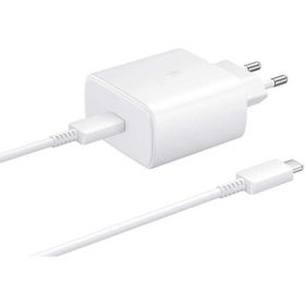 Samsung Galaxy Note 10 Plus Fast Charging 45w Type-C Beyaz Şarj Aleti