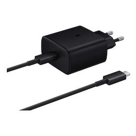 Samsung Galaxy Note 10 Plus Fast Charging 45w Type-C Siyah Şarj Aleti