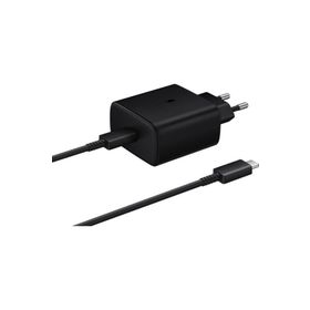 Samsung Galaxy Note 10 Plus Fast Charging 45w Type-C Siyah Şarj Aleti