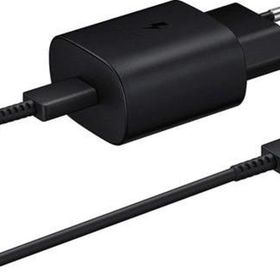 Samsung Galaxy Note 20 Ultra Fast Charging 25W Type-C Çıkışlı Kablolu Siyah Şarj Aleti