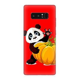 Samsung Galaxy Note 8 Sevimli Panda Desenli Silikon Kılıf