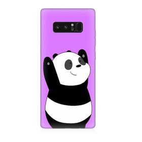 Samsung Galaxy Note 8 Sevimli Panda Desenli Silikon Kılıf