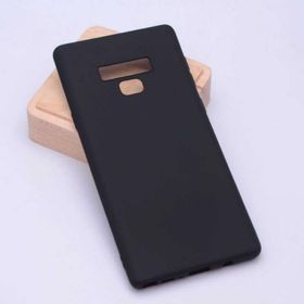 Samsung Galaxy Note 9 Mat Siyah Silikon Kılıf