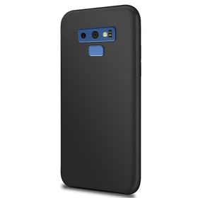 Samsung Galaxy Note 9 Mat Siyah Silikon Kılıf