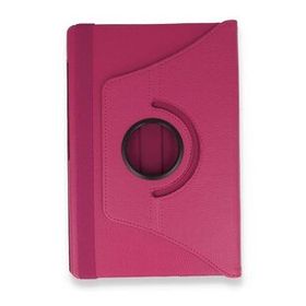 Samsung Galaxy P610 Tab S6 Lite 10.4 Pembe 360 Tablet Deri Kılıf