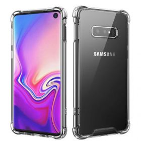 Samsung Galaxy S10 Kenar Şeffaf Antişok Uyumlu Silikon Kılıf
