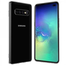 Samsung Galaxy S10 Plus Ultra İnce Şeffaf Uyumlu Silikon Kılıf
