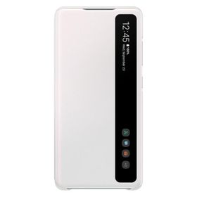 Samsung Galaxy S20 Clear Beyaz View Kılıf