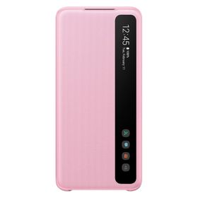 Samsung Galaxy S20 Clear Pembe View Kılıf