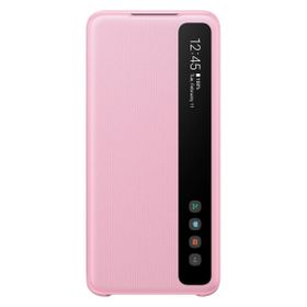 Samsung Galaxy S20 Clear Pembe View Kılıf