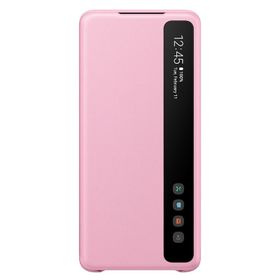 Samsung Galaxy S20 Clear Pembe View Kılıf