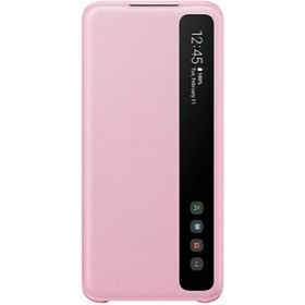 Samsung Galaxy S20 Clear Pembe View Kılıf