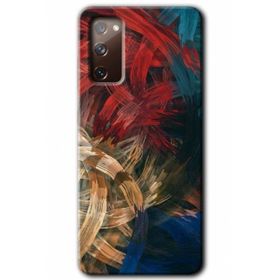 Samsung Galaxy S20 FE Hd Desen Baskılı Karma Boyalar Arka Kapak Kılıf