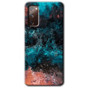 Samsung Galaxy S20 FE Hd Desen Baskılı Liquid Colorfull Arka Kapak Kılıf