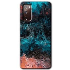 Samsung Galaxy S20 FE Hd Desen Baskılı Liquid Colorfull Arka Kapak Kılıf