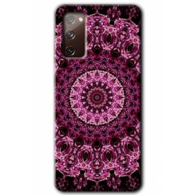 Samsung Galaxy S20 FE Hd Desen Baskılı Mandala Patterns Kaleidoscope Arka Kapak Kılıf