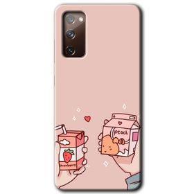 Samsung Galaxy S20 FE Hd Desen Baskılı Meyveli Süt Arka Kapak Kılıf