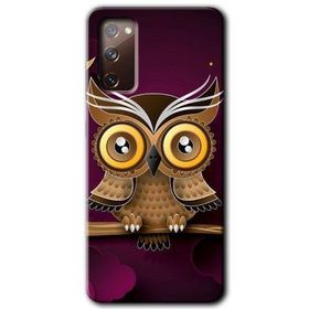 Samsung Galaxy S20 FE Hd Desen Baskılı Owl Bird Branch Arka Kapak Kılıf