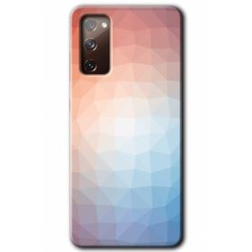 Samsung Galaxy S20 FE Hd Desen Baskılı Polygon Graident 3 Arka Kapak Kılıf