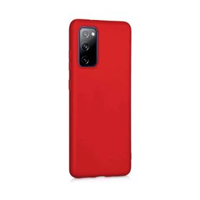 Samsung Galaxy S20 FE Kırmızı Uyumlu Silikon Kılıf