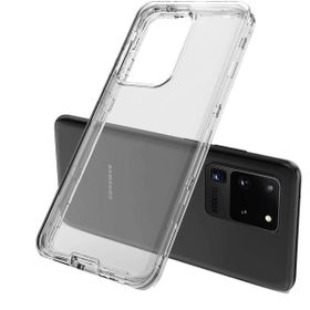 Samsung Galaxy S20 Plus Lüx Şeffaf Silikon Cep Telefonu Kılıfı