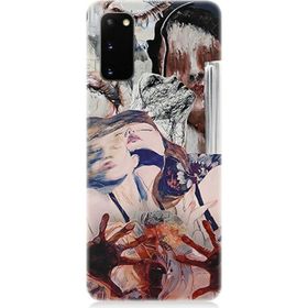 Samsung Galaxy S20 Plus Uyumlu Soyut Kadın Baskılı Silikon Kılıf