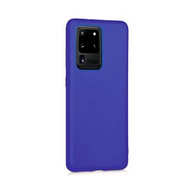 Samsung Galaxy S20 Ultra Mavi Uyumlu Silikon Kılıf