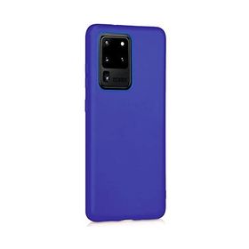 Samsung Galaxy S20 Ultra Mavi Uyumlu Silikon Kılıf