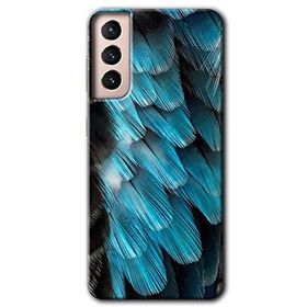 Samsung Galaxy S21 9D Tüyler Baskılı Uyumlu Silikon Kılıf