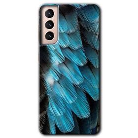 Samsung Galaxy S21 9D Tüyler Baskılı Uyumlu Silikon Kılıf