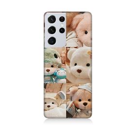 Samsung Galaxy S21 Ayıcıklar Desenli Silikon Kılıf