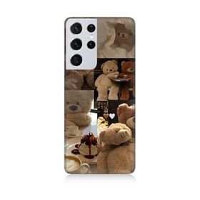 Samsung Galaxy S21 Ayıcıklar Desenli Silikon Kılıf