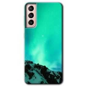 Samsung Galaxy S21 FE Aurora Baskılı Uyumlu Silikon Kılıf