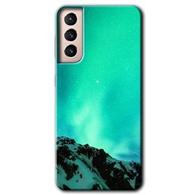 Samsung Galaxy S21 FE Aurora Baskılı Uyumlu Silikon Kılıf