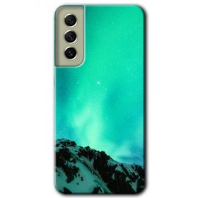 Samsung Galaxy S21 FE Aurora Baskılı Uyumlu Silikon Kılıf