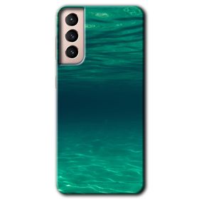 Samsung Galaxy S21 FE Derin Deniz Baskılı Uyumlu Silikon Kılıf