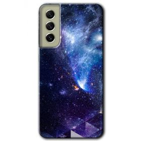 Samsung Galaxy S21 FE Galaksi Baskılı Uyumlu Silikon Kılıf