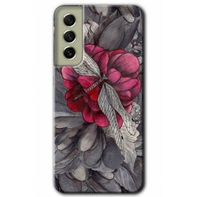 Samsung Galaxy S21 FE Hd Desen Baskılı Kelebek Ömrü Arka Kapak Kılıf