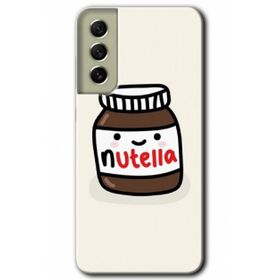 Samsung Galaxy S21 FE Hd Desen Baskılı Nutella Aşkım Arka Kapak Kılıf