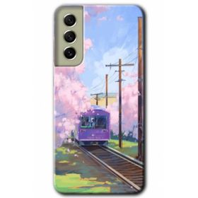 Samsung Galaxy S21 FE Hd Desen Baskılı Rails Paint Arka Kapak Kılıf